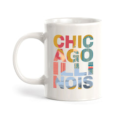 Chicago, Illinois 11oz Plastic or Ceramic Coffee Mug | American Cities Coffee Cups