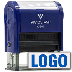 Logo Self-Inking Office Rubber Stamp