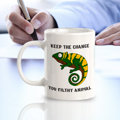 Keep the change you filthy animal 11oz Plastic or Ceramic Coffee Mug | Funny Animal Mugs
