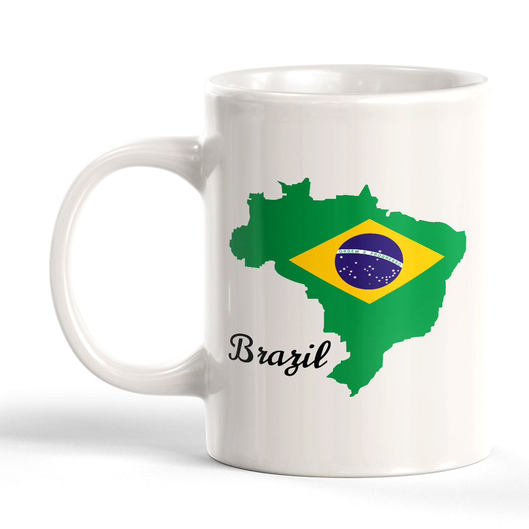Designs ByLITA Country Outlines and International Flags 11 oz Ceramic Coffee Mugs | Great Novelty Gift | Office Mug Gifts| Workspace | Home space