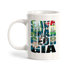 Savannah, Georgia 11oz Plastic or Ceramic Coffee Mug | American Cities Coffee Cups