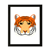 Designs ByLITA Tiger, Wall Print Animals Art | Family Presents | Bedroom | Stylish Kindergarten Decor
