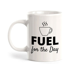 Designs ByLITA Fuel for the Day Office Workspace Home Family 11oz Plastic/Ceramic Coffee Mug