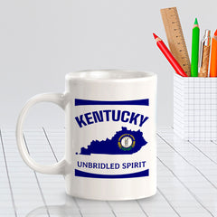 Designs ByLITA Kentucky: Unbridled Spirit 11oz Plastic or Ceramic Coffee Mug | State Pride Collection