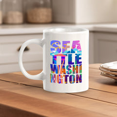 Seattle, Washington 11oz Plastic or Ceramic Mug | American Cities Coffee Cups