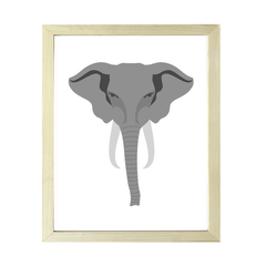 Designs ByLITA Elephant, Wall Print Animals Art | Family Presents | Bedroom | Stylish Kindergarten Decor