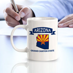 Designs ByLITA Arizona: Grand Canyon State 11oz Plastic or Ceramic Coffee Mug | State Pride Collection