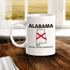 Designs ByLITA Alabama: Sweet Home Alabama 11oz Plastic or Ceramic Coffee Mug | State Pride Collection