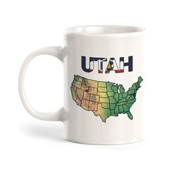 Designs ByLITA Utah: Life Elevated 11oz Plastic or Ceramic Coffee Mug | State Pride Collection