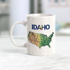 Designs ByLITA Idaho: Famous Potatoes 11oz Plastic or Ceramic Coffee Mug | State Pride Collection