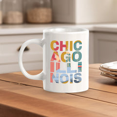 Chicago, Illinois 11oz Plastic or Ceramic Coffee Mug | American Cities Coffee Cups