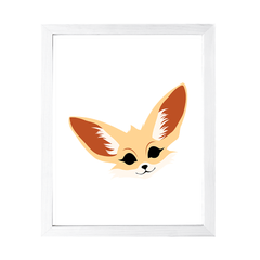 Designs ByLITA Fennec Fox, Wall Print Animals Art | Family Presents | Bedroom | Stylish Kindergarten Decor