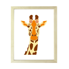 Designs ByLITA Giraffe, Wall Print Animals Art | Family Presents | Bedroom | Stylish Kindergarten Decor