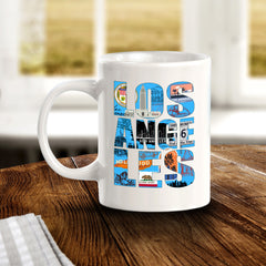 Los Angeles, California 11oz Plastic or Ceramic Coffee Mug | American Cities Coffee Cups