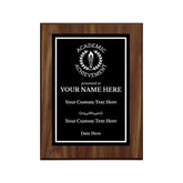 Academic Achievement Customizable Award Plaque |Easel Mount Option | Recognition of Achievement and Service Personalizable Plaques