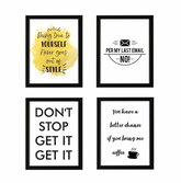Multi-Pack Print Minimalist Funny Wall Prints For Your Office