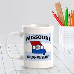 Designs ByLITA Missouri: Show-Me State 11oz Plastic or Ceramic Coffee Mug | State Pride Collection