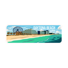 Standard Plus Daytona Beach, Florida Wall or Door Sign | Famous US Beaches Souvenir