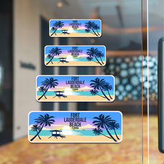 Standard Plus Fort Lauderdale Beach, Florida Wall or Door Sign | Famous US Beaches Souvenir