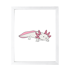 Designs ByLITA Axolotl, Wall Print Animals Art | Family Presents | Bedroom | Stylish Kindergarten Decor