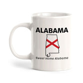 Designs ByLITA Alabama: Sweet Home Alabama 11oz Plastic or Ceramic Coffee Mug | State Pride Collection