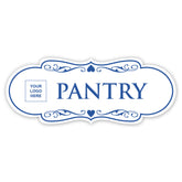 Designer Plus | Pantry Wall or Door Sign | Customizable with Your Company Logo | Durable & Easy to Install