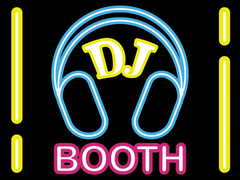 Signs ByLITA DJ BOOTH Table Sign with Acrylic Stand (6x8“)