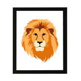 Designs ByLITA Lion, Wall Print Animals Art | Family Presents | Bedroom | Stylish Kindergarten Decor