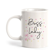 Boss Lady, Polka Dots Coffee Mug