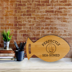 Designs ByLITA Perfectly Sea-soned 14 x 8.5" Fish Shape Cutting Board | Kitchen Chopping Board
