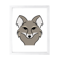 Designs ByLITA Fox, Wall Print Animals Art | Family Presents | Bedroom | Stylish Kindergarten Decor