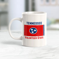 Designs ByLITA Tennessee: Volunteer State 11oz Plastic or Ceramic Coffee Mug| States Flag Collection Mug