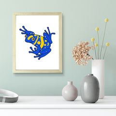 Designs ByLITA Poison Dart Frog, Wall Print Animals Art | Family Presents | Bedroom | Stylish Kindergarten Decor