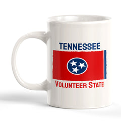 Designs ByLITA Tennessee: Volunteer State 11oz Plastic or Ceramic Coffee Mug| States Flag Collection Mug