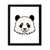 Designs ByLITA Panda, Wall Print Animals Art | Family Presents | Bedroom | Stylish Kindergarten Decor