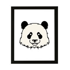 Designs ByLITA Panda, Wall Print Animals Art | Family Presents | Bedroom | Stylish Kindergarten Decor