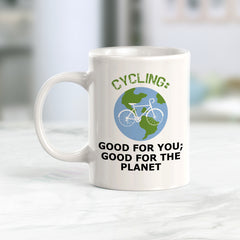 Cycling: Good For You; Good For The Planet, Cyclist Coffee Mug