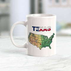 Designs ByLITA Texas: The Lone Star State 11oz Plastic or Ceramic Coffee Mug | State Pride Collection