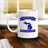 Designs ByLITA Michigan: Great Lakes State 11oz Plastic or Ceramic Coffee Mug | State Pride Collection