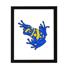 Designs ByLITA Poison Dart Frog, Wall Print Animals Art | Family Presents | Bedroom | Stylish Kindergarten Decor