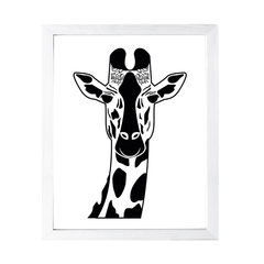 Designs ByLITA Giraffe Outlined version, Wall Print Animals Art | Family Presents | Bedroom | Stylish Kindergarten Decor