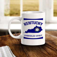 Designs ByLITA Kentucky: Unbridled Spirit 11oz Plastic or Ceramic Coffee Mug | State Pride Collection