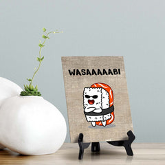 Decoration For Sushi Lovers Table Sign with Acrylic Stand (6x8“)