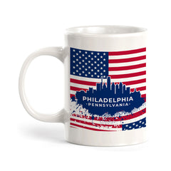 Philadelphia, Pennsylvania 11oz Plastic or Ceramic Coffee Mug | Office & Home | American Pride