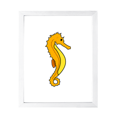 Designs ByLITA Seahorse, Wall Print Animals Art | Family Presents | Bedroom | Stylish Kindergarten Decor