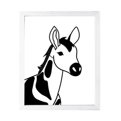 Designs ByLITA Okapi Outlined version, Wall Print Animals Art | Family Presents | Bedroom | Stylish Kindergarten Decor