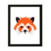 Designs ByLITA Red Panda, Wall Print Animals Art | Family Presents | Bedroom | Stylish Kindergarten Decor