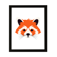 Designs ByLITA Red Panda, Wall Print Animals Art | Family Presents | Bedroom | Stylish Kindergarten Decor
