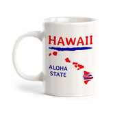 Designs ByLITA Hawaii: Aloha State 11oz Plastic or Ceramic Coffee Mug | State Pride Collection