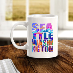 Seattle, Washington 11oz Plastic or Ceramic Mug | American Cities Coffee Cups